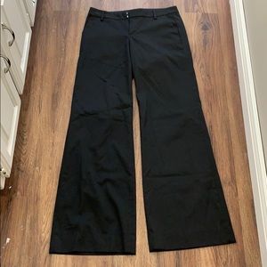 Gap size 4 wide leg black trousers